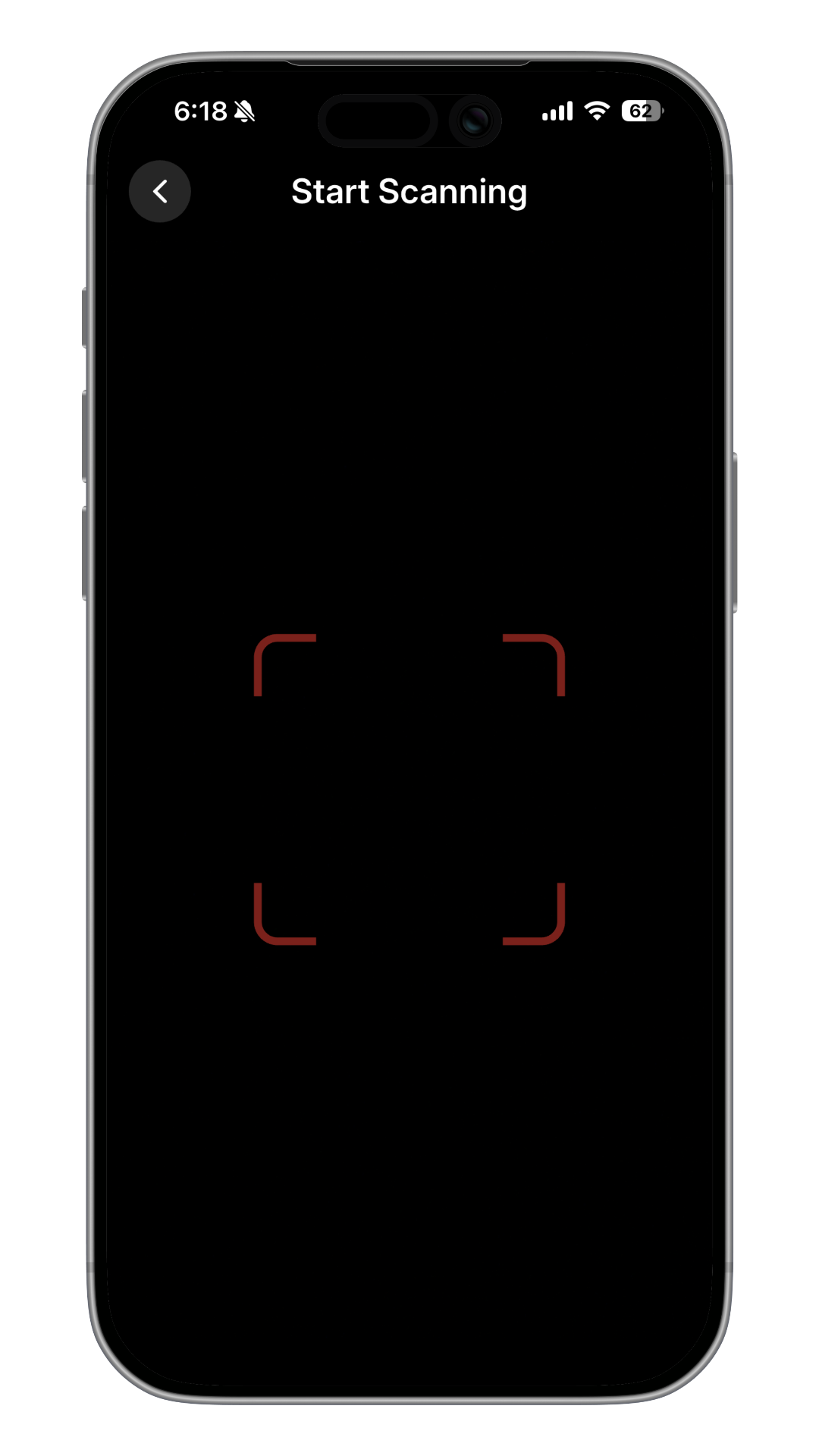Organizer account screen
